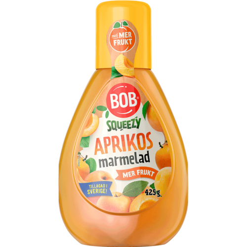 BOB Squeezy Aprikosmarmelad 425 g